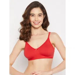 Clovia Red Cotton T-Shirt Bra-picture-38