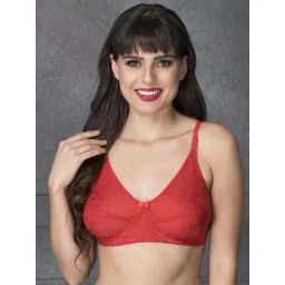 Clovia Red Non Padded Wirefree Bra-picture-32