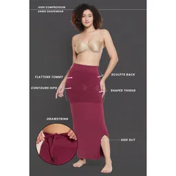 Clovia Saree Shapewear With Side Slit-picture-40