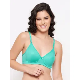 Clovia Sea Green Non Wired Padded Push-up Bra-picture-28