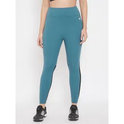 clovia Solid Women Blue Tights-picture-43