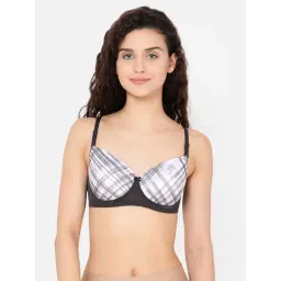 Clovia White & Black Full Coverage Non-Wired T-Shirt Bra-picture-16
