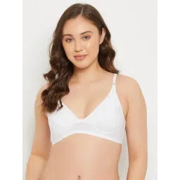 Clovia White Cotton Full Coverage Non-Wired Bra-picture-20