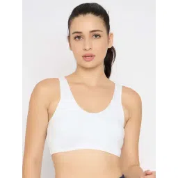 Clovia White Cotton Regular Fit Bra-picture-31