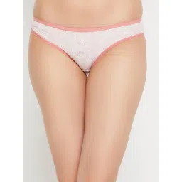 Clovia White Printed Bikini Panty-picture-11