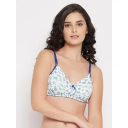 Clovia White Printed Padded Bra-picture-12