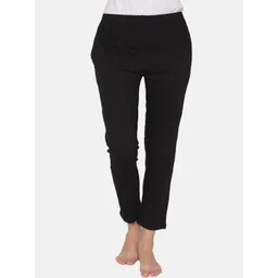 Clovia Women Black Solid Lounge Pants LB0173P13XL-picture-33