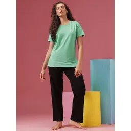 Clovia Women Graphic Print Night suit-picture-32