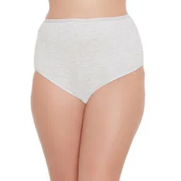 Clovia Women Grey Melange High-Rise Maternity Hipster Briefs PN1368P01XL-picture-13