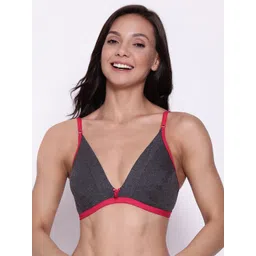 Clovia Women Grey Solid Non-Padded, Non- Wired Bra-picture-13