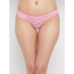 Clovia Women Low Waist Animal Print Cotton Bikini Briefs PN2568H22S-picture-32