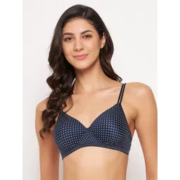 Clovia Women Navy Blue Bra-picture-23