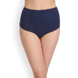 Clovia Women Navy Blue High Rise Maternity Cotton Hipster Briefs PN1368A08XL-picture-22