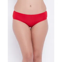 Clovia Women Red Graphic Mid-Rise Printed Cotton Hipster Briefs-picture-29