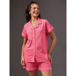 Clovia Women Solid Night suit-picture-22