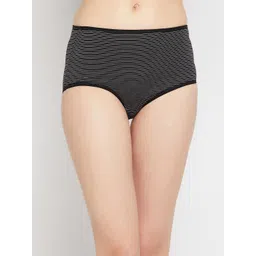 Clovia Women Striped Cotton Hipster Briefs-picture-20