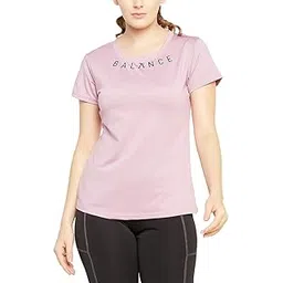 clovia Women's Comfort Fit Active Text Print T-Shirt-picture-13