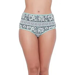 clovia Women's Cotton High Waist Floral Print Hipster Panty-picture-29