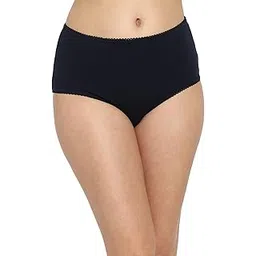 clovia Women's Cotton High Waist Hipster Panty in Blue-picture-26