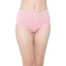 clovia Women's Cotton High Waist Printed Hipster Panty-picture-30