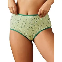 clovia Women's Cotton High Waist Printed Hipster Panty-picture-36