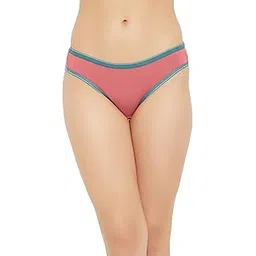 clovia Women's Cotton Low Waist Bikini Panty in Pink-picture-24