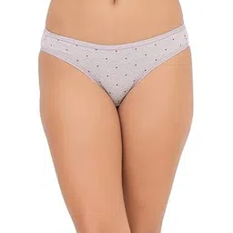 clovia Women's Cotton Low Waist Outer Elastic Bikini Panty-picture-37