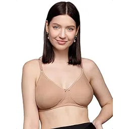 clovia Women's Cotton Non-Padded Non-Wired Full Cup T-Shirt Bra-picture-37