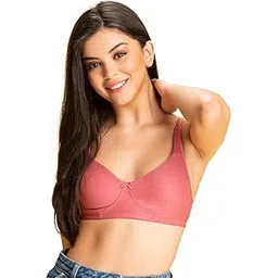 clovia Women's Cotton Non-Padded Wire Free Full Cup T-Shirt Bra-picture-30