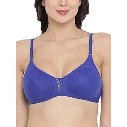 clovia Women's Cotton Non-Padded Wire Free T-Shirt Full-Coverage Bra-picture-36