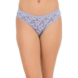 clovia Women's Cotton Pack of 3 Low Waist Bikini Panties - Multi-picture-39