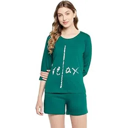 clovia Women's Cotton Pajama Set-picture-12