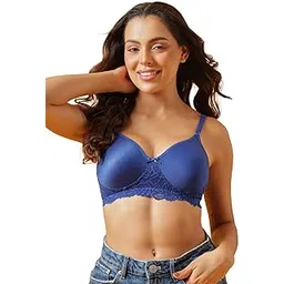 clovia Women's Cotton Solid Non-Padded Full Cup Wire Free T-Shirt Bra-picture-15
