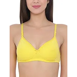 clovia Women's Cotton Wire Free Casual T-Shirt Bra-picture-46