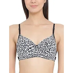 clovia Women's Cotton Wire Free T-Shirt Padded Bra-picture-19