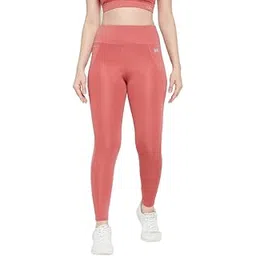 clovia Women's High-Rise Active Regular Fit Tights With Side Pocket-picture-17