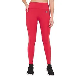clovia Women's High Rise Active Regular Fit Tights With Side Pocket-picture-15