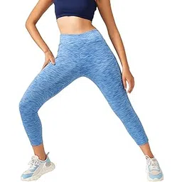 clovia Women's High Rise High-Rise Ankle Length Active Regular Fit Tights With Side Pocket In-picture-27