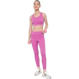 clovia Women's High Rise High-Rise Full Length Regular Fit Active Tights With Side Pocket-picture-25