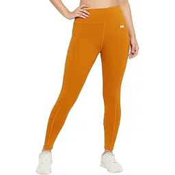 clovia Women's High Rise Regular Fit Active Tights with Side Pocket-picture-18