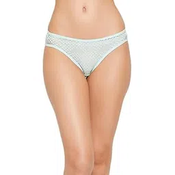 clovia Women's Lace Low Waist Outer Elastic Bikini Panty-picture-14