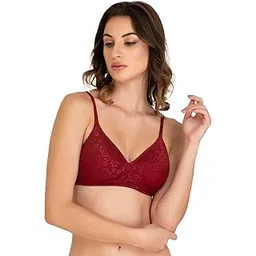 clovia Women's Lace Padded Non-Wired Bra-picture-34