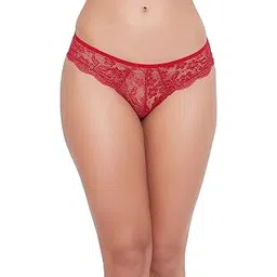 clovia Women's Lace Regular Solid Bikini Style Underwear-picture-20