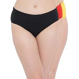 clovia Women's Pack of 3 Cotton Low Waist Bikini Panties with Inner Elastic-picture-52
