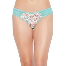 clovia Women's Polyamide Low Waist Outer Elastic Bikini Panty in Multi-picture-17