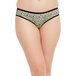 clovia Women's Polyamide Low Waist Outer Elastic Bikini Panty in Multi-picture-21