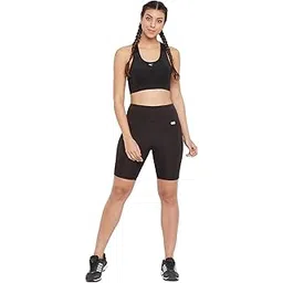 Clovia Women's Polyester Activewear Sports Cycling Shorts-picture-39