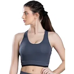 clovia Women's Polyester Medium Impact Non-Padded Wirefree Full Cup Sports Bra-picture-29