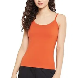 clovia Women's Regular Fit Cotton Chic Basic Camisole-picture-21