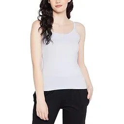 clovia Women's Regular Fit Cotton Chic Basic Camisole-picture-20